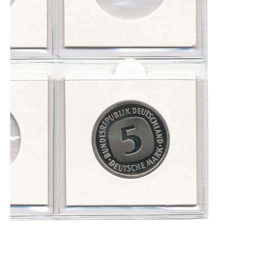 Hartberger Coin Holders 50x50 SelfAdhesive 7899H Assorted (25 pack