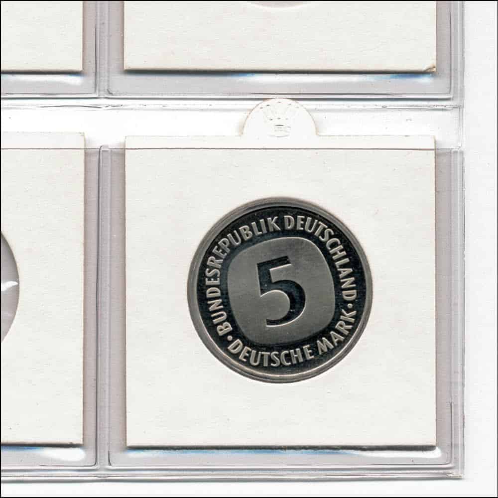 Coin holders 50x50mm 35mm (pack of 1000) for Pre Decimal Penny Safe