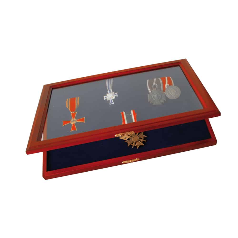 Wooden Display Case for Medals/Decorations Safe Albums
