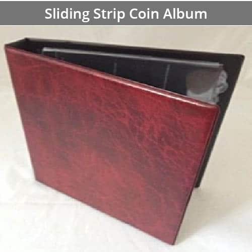 Sliding Strip Coin Binder Safe Albums