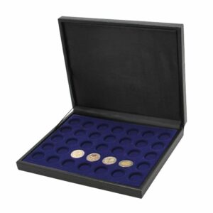 NOVA Deluxe Leather Look Case - For Various Coin Sizes