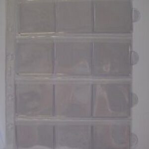 Sliding Strip Pages 12 Pockets-50mm (Pack of 4)