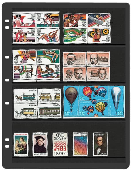 Prinz 2 Strip Single Sided Stocksheet (10Pk) - Image 2