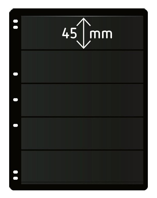 Hagner 5 Strip Double Sided Stocksheet (10Pk)