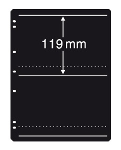 Prinz 2 Strip Single Sided Stocksheet (10Pk)