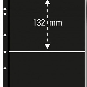 Prinz ProFil 2 Strip 7 Hole Punched Black Stocksheet (5Pk)