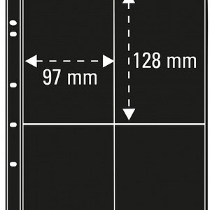 Prinz ProFil 4 Division 7 Hole Punched Black Stocksheet (5Pk)