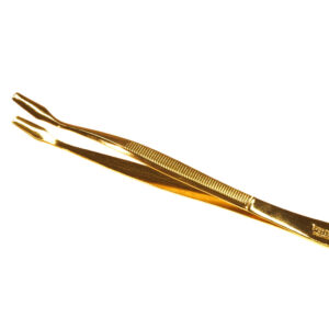 Prinz Gold Plated Tweezers (Type 5) 120mm