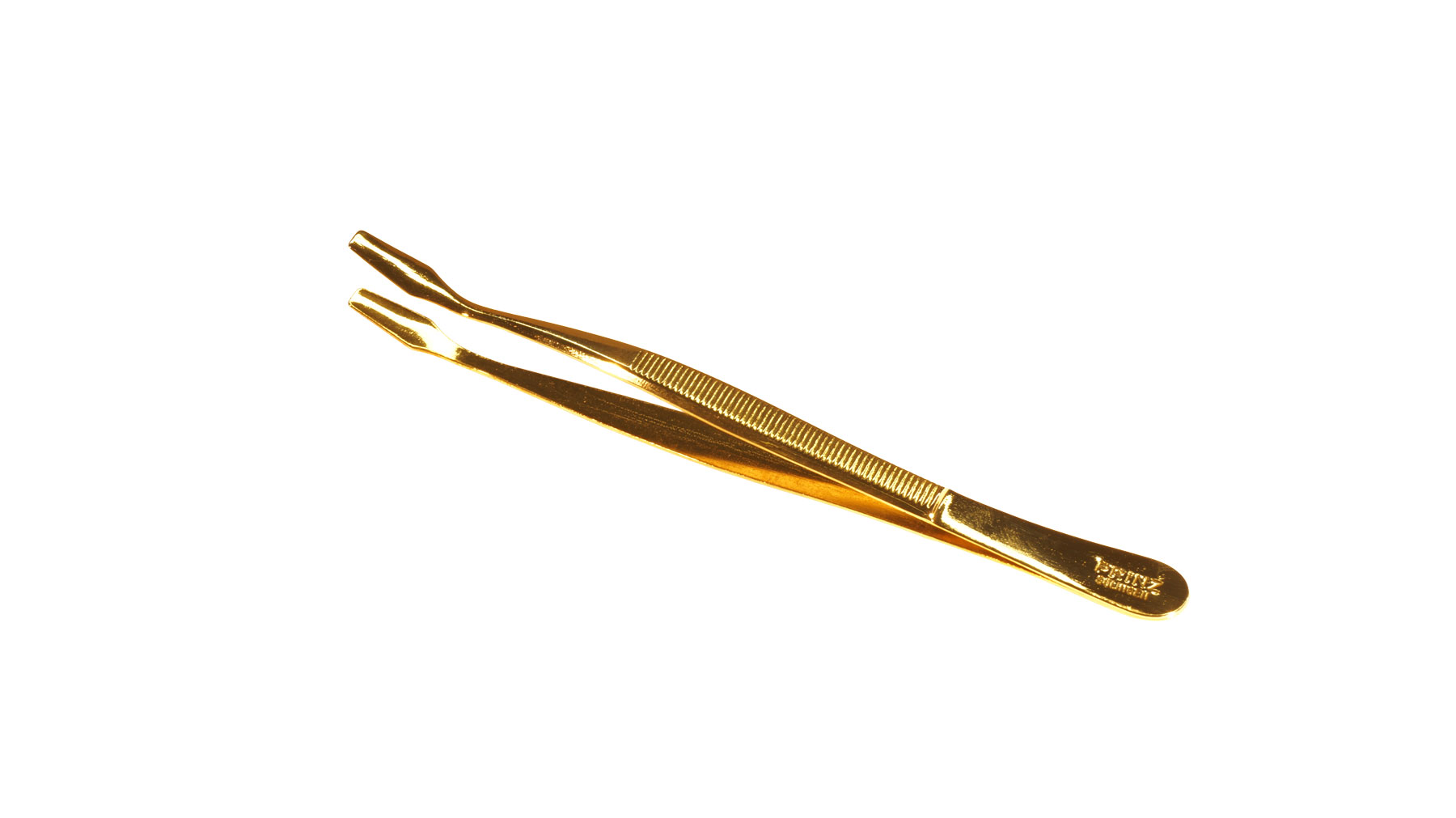 Prinz Gold Plated Tweezers (Type 5) 120mm
